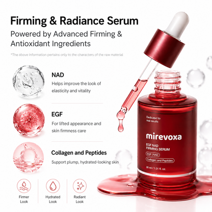 Mirevoxa Korean-Made Firming Serum for Smoother, Firmer, More Radiant-Looking Skin
