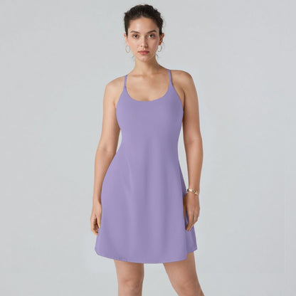 The Athletic Dress That Moves With You — Built-In Shorts, Pockets & All-Day Comfort