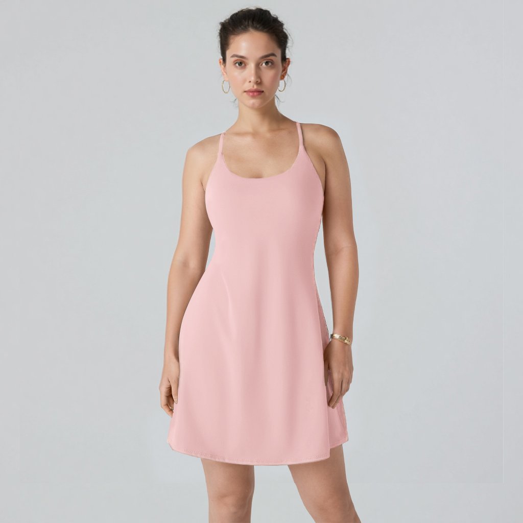 The Athletic Dress That Moves With You — Built-In Shorts, Pockets & All-Day Comfort