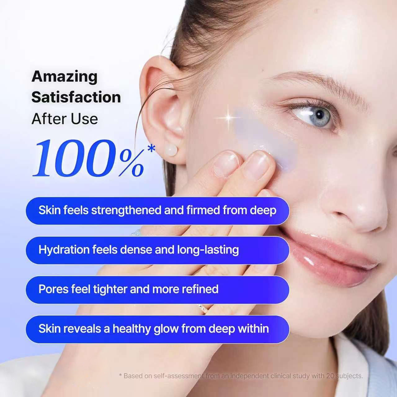 Korean The Blue Peptide Bakuchiol Plump Glow Serum – Firms the Look of Sagging Skin, Smooths Fine Lines & Restores Youthful Bounce（2）