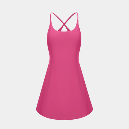 The Athletic Dress That Moves With You — Built-In Shorts, Pockets & All-Day Comfort