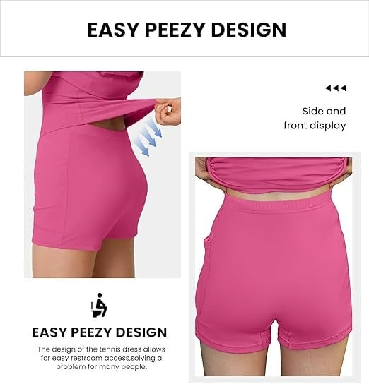 The Athletic Dress That Moves With You — Built-In Shorts, Pockets & All-Day Comfort