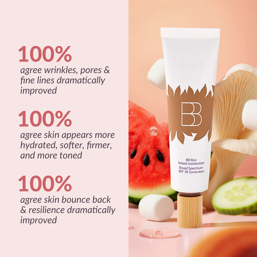 Skip the heavy foundation feel. Blur pores, even tone, and look polished in 60 seconds