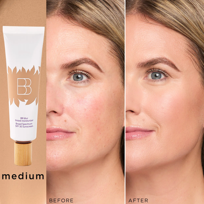 Skip the heavy foundation feel. Blur pores, even tone, and look polished in 60 seconds