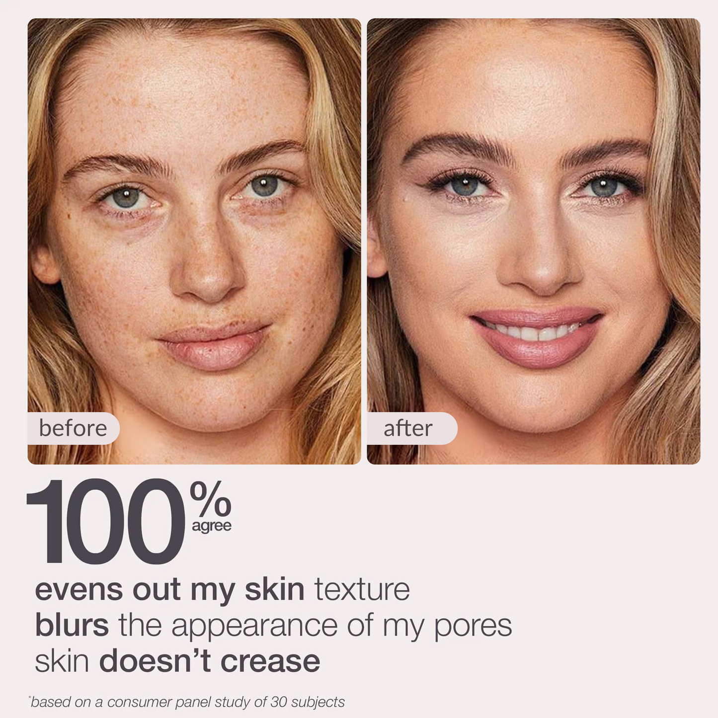 Skip the heavy foundation feel. Blur pores, even tone, and look polished in 60 seconds