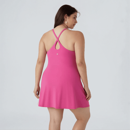The Athletic Dress That Moves With You — Built-In Shorts, Pockets & All-Day Comfort