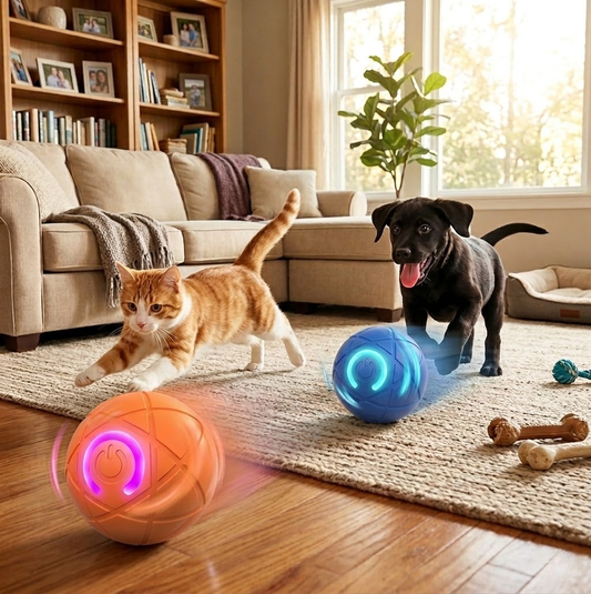 Pet Bounce Ball for Cats & Dogs